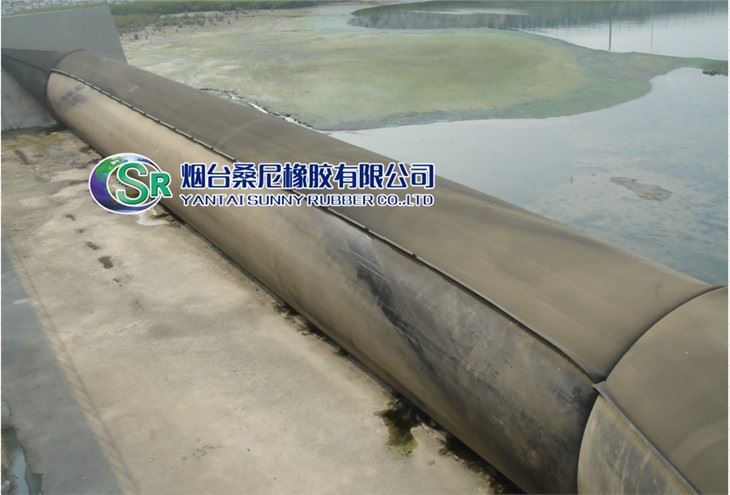 Inflatable Rubber Weir For River Construction