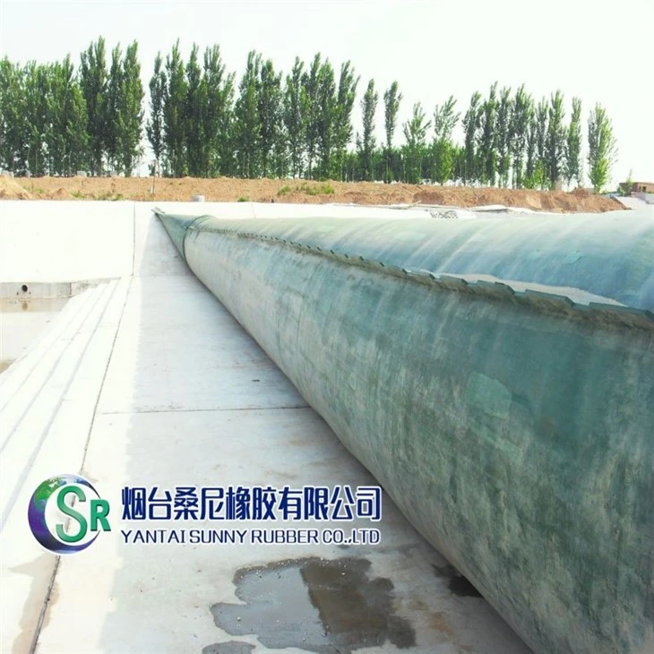 Blue/Black/Green Color Water Inflated Rubber Dam