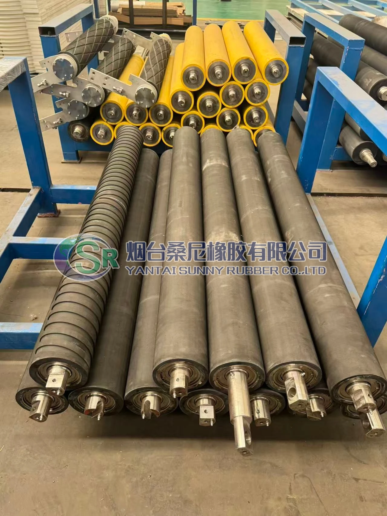 Heavy Duty Rubber Roller For Machinery