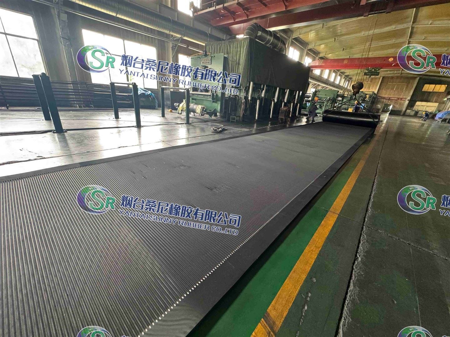 High Permeability Perforated Rubber Filter Belt For Industrial Dewatering Work