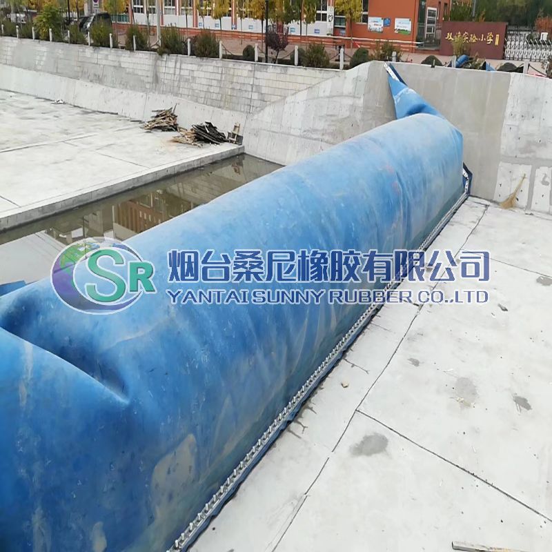 Inflatable Rubber Barrier Sheet For Hydraulic Flood Control