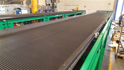4m Wide Rubber Filter Conveyor Belt For Filter Machine, Horizontal Vacuum Belt Filter