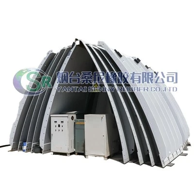 Eco-Friendly Steel Panel Air Shield Dam For Landscape Waterway