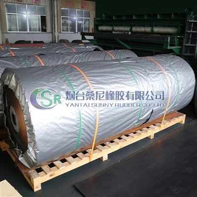 Factory Custom EPDM Rubber Conveyor Belt EP Polyester Core Wear Resistant Industrial Transport Belt