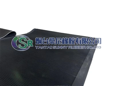 Full Pure Rubber Structure Filter Belt With Draining Holes For Vacuum Filter Machine