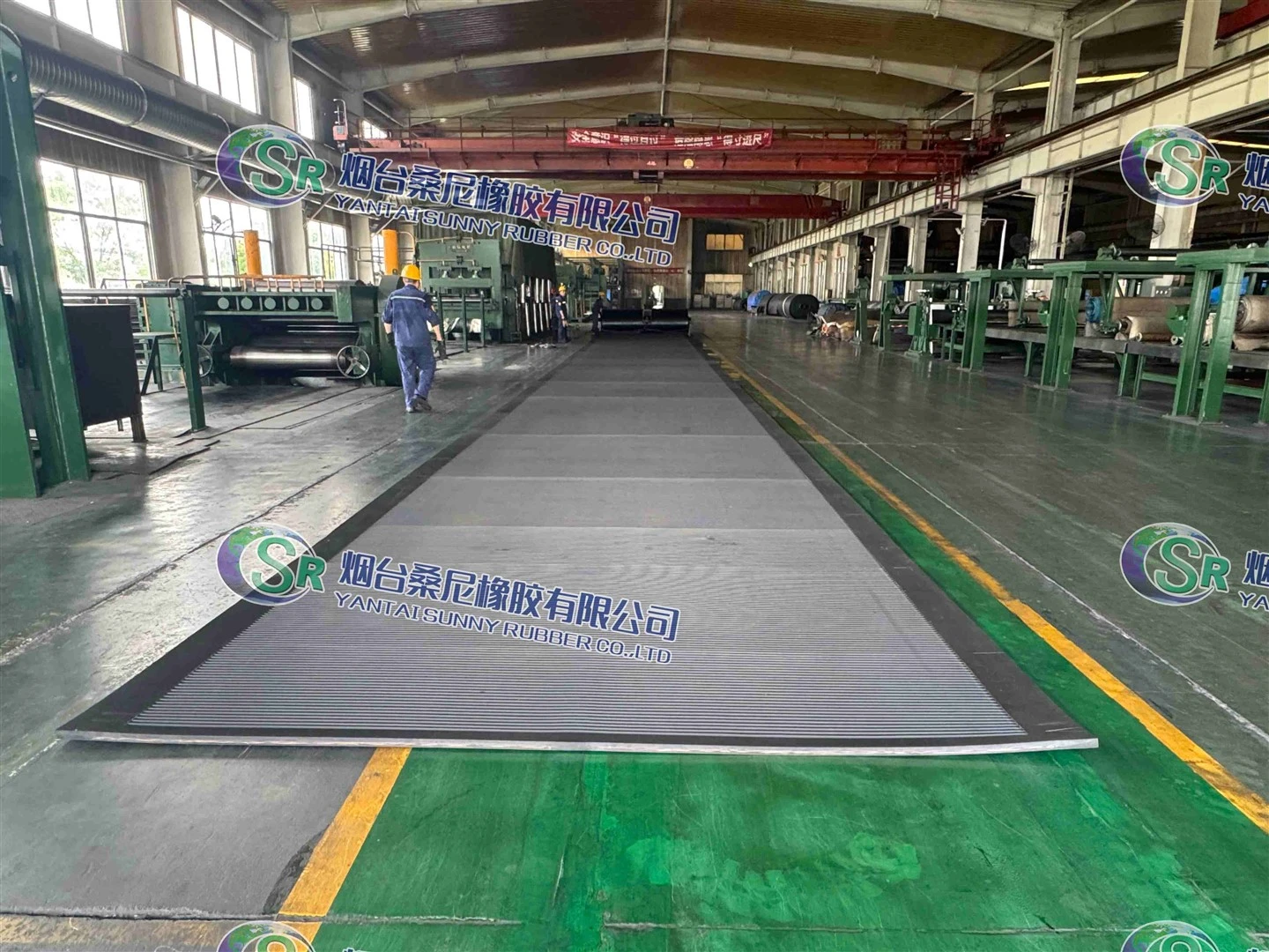 Ultra Wide Vacuum Rubber Filter Belt For Horizontal Vacuum Belt Filter Large Capacity Dewatering