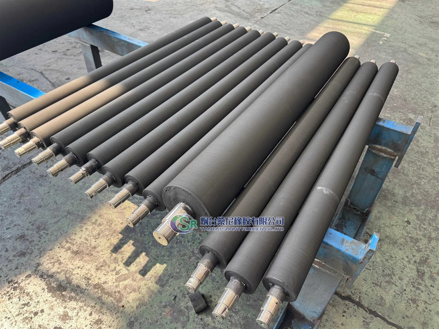 Wear-resistant Anti-corrosion Rubber Coated Idler Roller